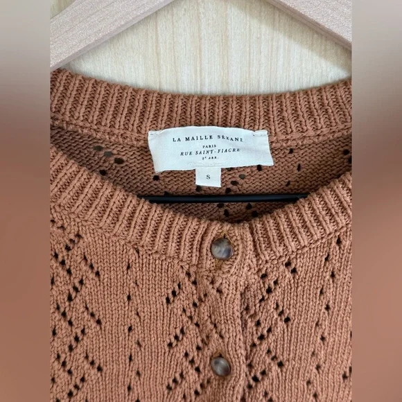 Sézane Jack Cardigan Camel - Picture 3 of 6